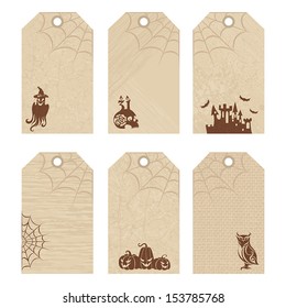 Set Of Halloween Price Tags