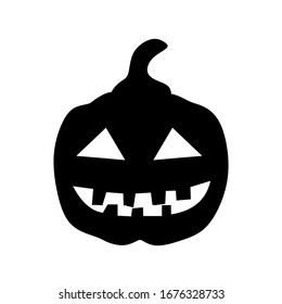 Set of halloween pumpkins, funny faces. Autumn holidays. Vector illustration