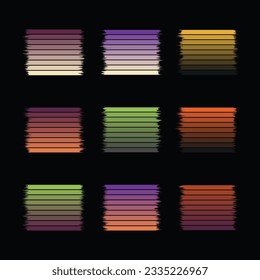 

set of Halloween tint color Schemes, Witch Ghost Themed Tone Colors, October 31 festive vibrant Colour pallet, Colorful Pumpkin trick or treat stripe Pattern, Yellow, Orange, Red trends combination