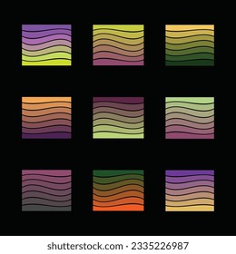 

set of Halloween tint color Schemes, Witch Ghost Themed Tone Colors, October 31 festive vibrant Colour pallet, Colorful Pumpkin trick or treat stripe Pattern, Yellow, Orange, Red trends combination