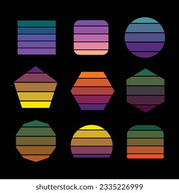 

set of Halloween tint color Schemes, Witch Ghost Themed Tone Colors, October 31 festive vibrant Colour pallet, Colorful Pumpkin trick or treat stripe Pattern, Yellow, Orange, Red trends combination