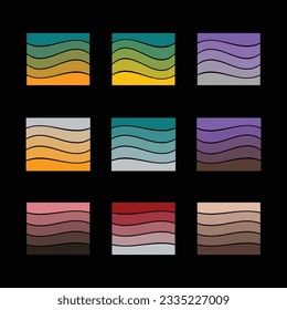 

set of Halloween tint color Schemes, Witch Ghost Themed Tone Colors, October 31 festive vibrant Colour pallet, Colorful Pumpkin trick or treat stripe Pattern, Yellow, Orange, Red trends combination