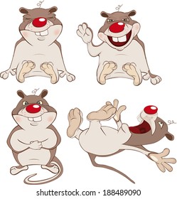 set of the hamsters cartoon 