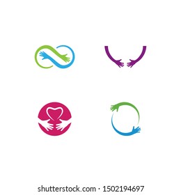 Set of Hand Care Logo Template
