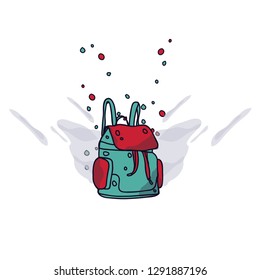 Set of hand drawn bags Vector