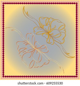 Set hand drawn bows isolated on background.