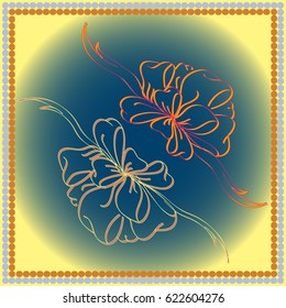 Set hand drawn bows isolated on background.