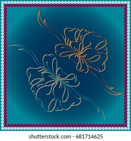 Set hand drawn bows isolated on background.