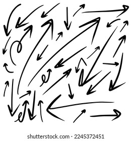 Set Hand drawn circle line sketch set. Vector circular scribble doodle round circles for message note mark design element. Pencil or pen graffiti bubble or ball draft illustration.