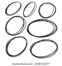A set of hand drawn circles on a white background, showcasing different types of auto parts like rims made of titanium and aluminum. The circles form a unique pattern, resembling a fashion accessory