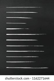 set of hand drawn colorful arrows and lines. vector highlighter elements
