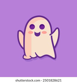 Set of hand drawn cute halloween elements vector illustration