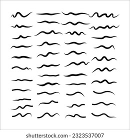 

set of hand drawn decorative elements, text tail text ornaments, curly swings swashes, flourishes swirl, Calligraphy Underline vector, swooshes collection Swoop wave line vector

