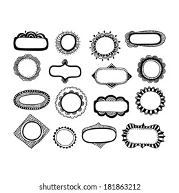 70,501 Doodle circle border Images, Stock Photos & Vectors | Shutterstock
