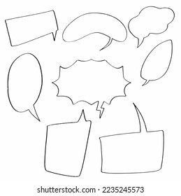 Blankoblasen, Ballon, Chat, Sprache, Dialog, Vortrag, Chat, Meldungsvorlage