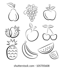 10,954 Peaches outline Images, Stock Photos & Vectors | Shutterstock