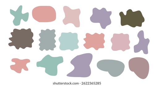Set of hand drawn geometric shapes,abstract background elements for branding, packaging,poster,card, prints ,collections of  absctract design elements with geometric figures