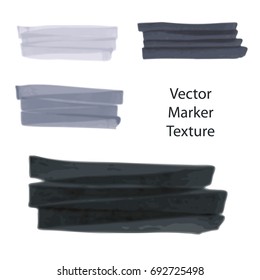 Set of hand drawn grey alcohol marker texture, watercolor effect, spots for design