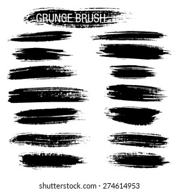 Set of Hand Drawn Grunge Brush 2.16