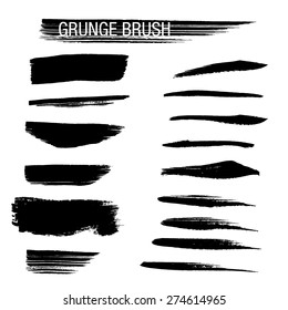 Set of Hand Drawn Grunge Brush 2.13