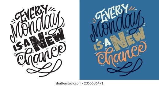 Set with hand drawn lettering quotes in modern calligraphy style, t-shirt design. Slogans for print and poster design. Vector