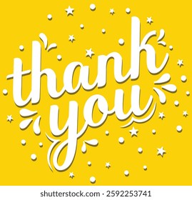 Set Hand drawn lettering. Hand drawn lettering style, one line drawing, signature, calligraphy, monoline. Thank You typography. Thank you card. Vector illustration.