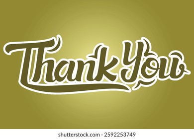 Set Hand drawn lettering. Hand drawn lettering style, one line drawing, signature, calligraphy, monoline. Thank You typography. Thank you card. Vector illustration.