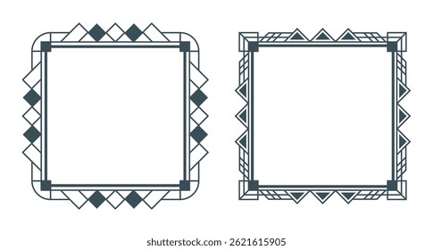 Conjunto Elemento ornamental dibujado a mano