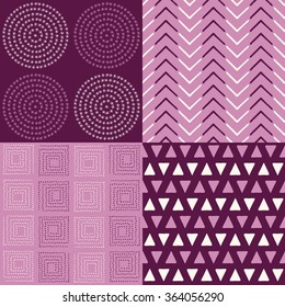 Set of Hand Drawn Patterns