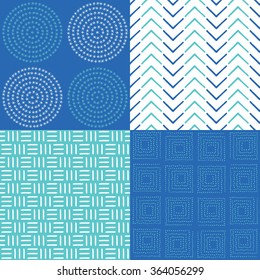 Set of Hand Drawn Patterns