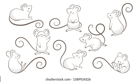 Simple Mouse Drawing Images Stock Photos Vectors Shutterstock