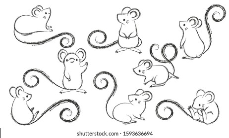 Simple Mouse Drawing Images Stock Photos Vectors Shutterstock