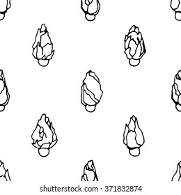 Set of hand drawn roses. Made in vector in lineal flat style. Easy recolor.