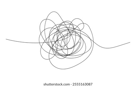 Set of hand drawn scribble sketch circle object. Tangled grungy round scribble. isolated on white background. doodle vector illustration .