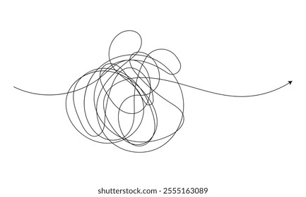 Set of hand drawn scribble sketch circle object. Tangled grungy round scribble. isolated on white background. doodle vector illustration .
