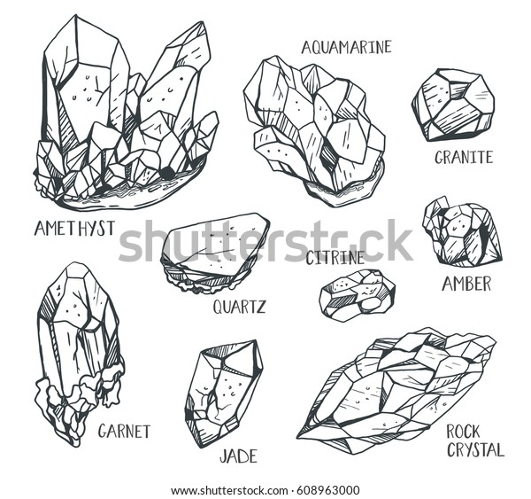 Аметист рисунок карандашом