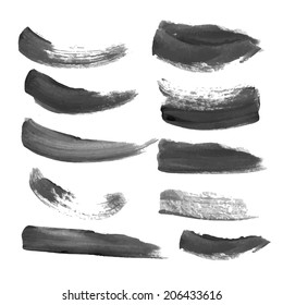 Set of hand drawn strokes 1