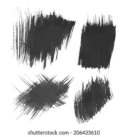 Set of hand drawn strokes 2