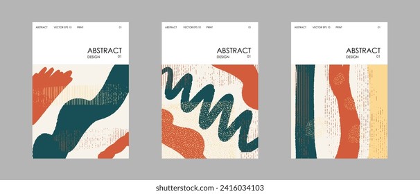 Set of hand drawn various shapes and doodle objects. Abstract contemporary modern trendy vector illustration. All elements are isolated