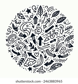Set of Hand drawn vector Design
