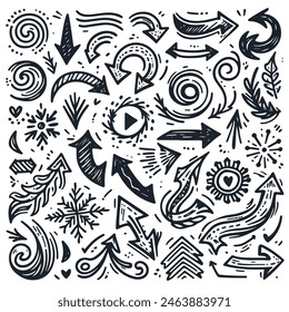 Set of Hand drawn vector Design
