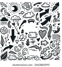 Set of Hand drawn vector Design
