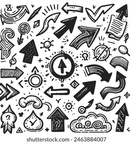 Conjunto de Vector dibujado a mano Diseño
