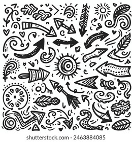Set of Hand drawn vector Design

