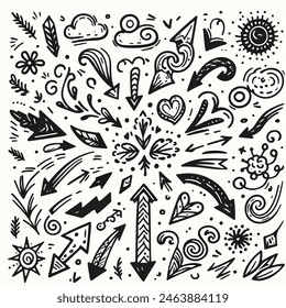 Set of Hand drawn vector Design

