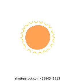 set of hand drawn vector sun elements cute