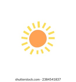 set of hand drawn vector sun elements set