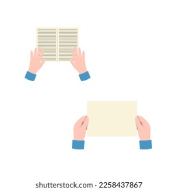 Juego De Papel Y Libro De Mano