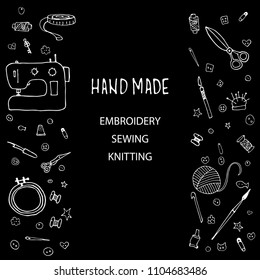 set "hand made" is ideal for printing, accessories, business cards, banners.