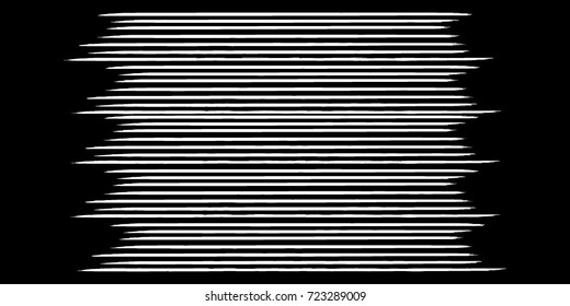 Set of Hand Painted White Brush Strokes. Vector Grunge Brushes. Dirty Artistic Design Elements. Creative Design Elements. Perfect For Logo, Icon, Banner.